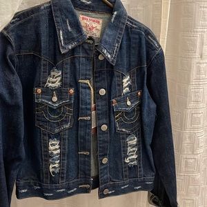 TRUE RELIGION JEAN JACKET.